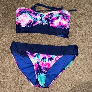 Tye-dye swim suit set